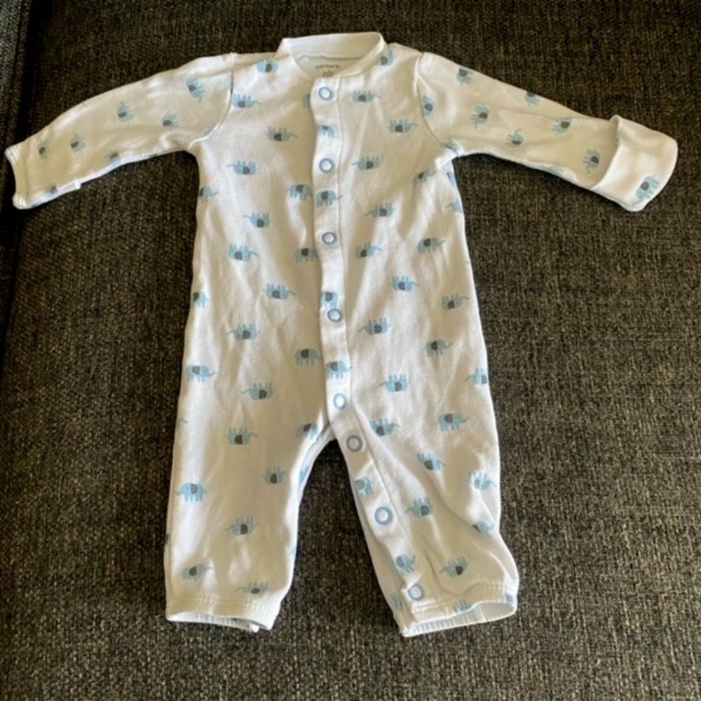 Carter's Baby NB Elephant Sleeper